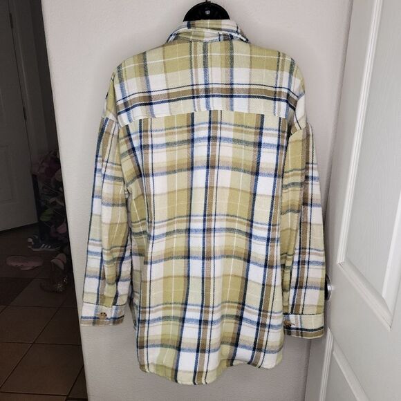 Arizona Plaid Super Soft button up jacket shacket Size XL - Picture 6 of 7